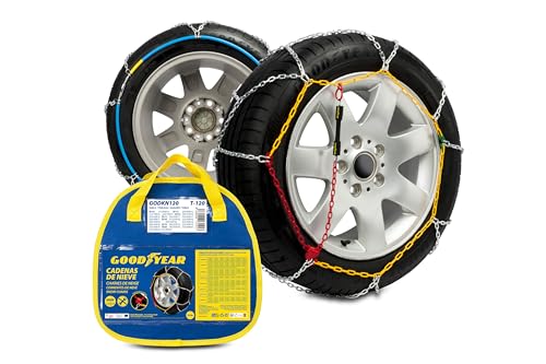 Goodyear Jeu de 2 Chaînes à Neige en Métal de 9 mm pour... - Auto & Moto en promo à 29.95€
