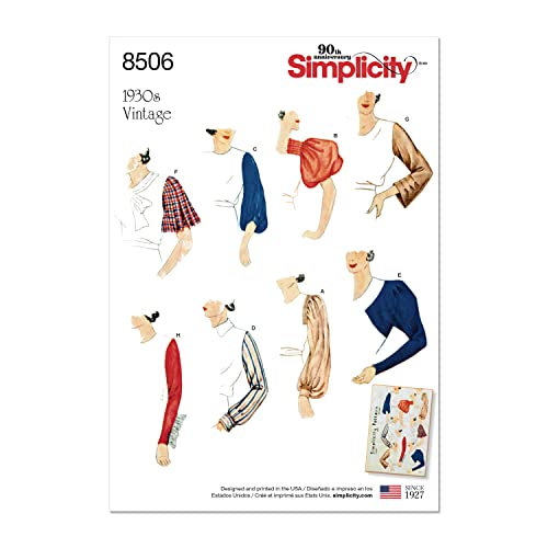 Simplicity Pattern 8506 A (10-12-14-16-18-20-22) Misses'... - Amazon Royaume-Uni à 5.00€