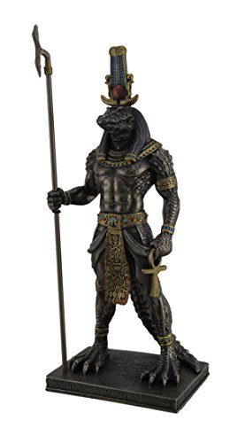 Veronese Design Harz Statuen Sobek (Ägyptische Mythologie)... - Maison & Cuisine en promo à 47.60€