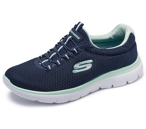 Skechers Mujer Summits 12980W Wide Zapatillas, Navy Mesh... - Auto & Moto Amazon Espagne à 51.95€