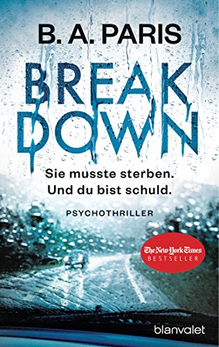 Breakdown - Sie musste sterben. Und du bist schuld:... - Livres & eBooks Amazon Allemagne à 2.99€
