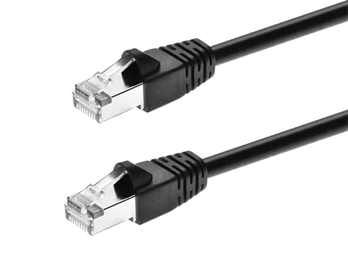 Monoprice Cat6A Ethernet Patch Cable - 75 Feet - Black |... - High-Tech & Électronique Amazon Royaume-Uni à 17.05€
