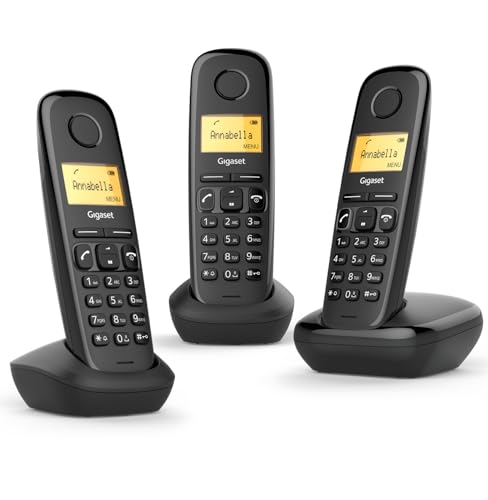 Gigaset A170 Trio - Tres Teléfonos DECT Inalámbrico... - Home & Kitchen Amazon Spain à 24.99€