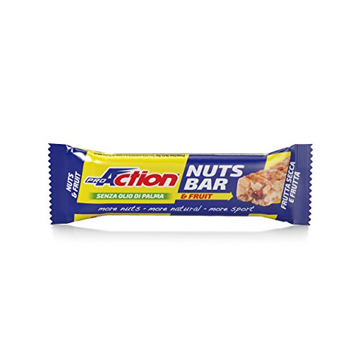 ProAction Nuts Bar (frutta, 1 barretta da 30 g) - Santé & Bien-être Amazon Italie à 1.89€