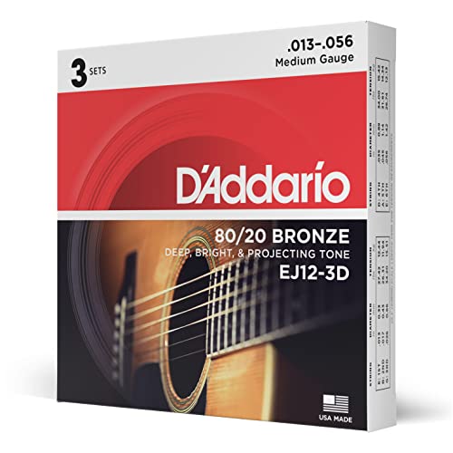 D'Addario Cordes Guitare Acoustique | Corde Guitare Folk |... en promo à 13,40€ (-53%) sur Amazon FR