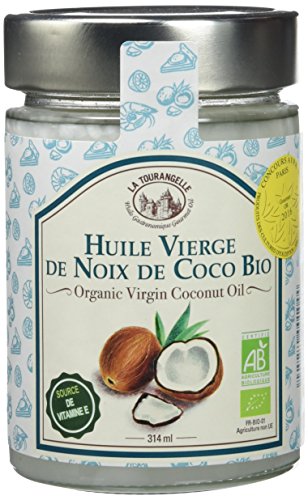 La tourangelle Huile Vierge de Noix de Coco Bio 314 ml - Auto & Moto Amazon France à 8.88€