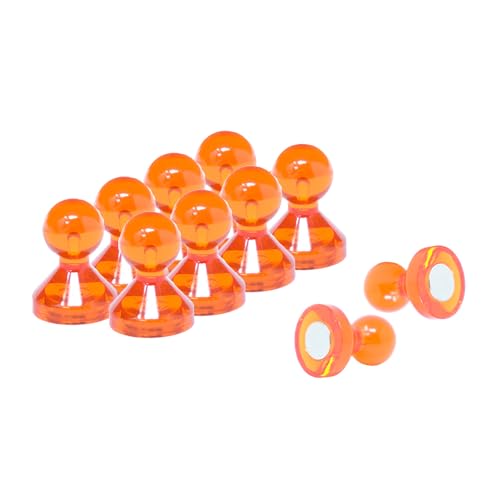 Small Orange Acrylic Push Pin Magnet for Fridge... - Sports & Fitness Amazon Royaume-Uni à 3.45€