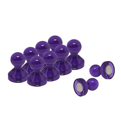 Small Purple Acrylic Push Pin Magnet for Fridge... - Sports & Fitness en promo à 3.12€