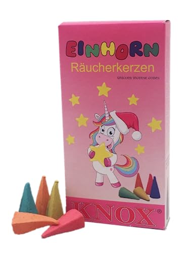 Incense Cones - Unicorn Mix, 24 pieces - Loisirs Créatifs Amazon Italie à 1.60€
