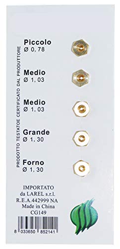 AMAFLEX SET 5 UGELLI GAS METANO PER CUCINA in ottone.... - Maison & Cuisine Amazon Italie à 3.22€