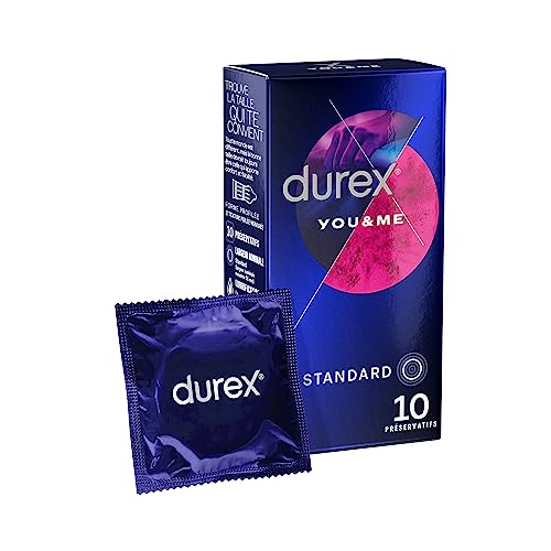 Durex YOU and ME - 10 preservativi extra lubrificati con... - Animalerie en promo à 13.16€