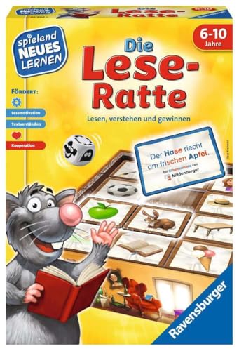 Ravensburger 24956 - Le Rat de Lecture - Jeu et... - Jouets & Jeux Amazon France à 10.25€