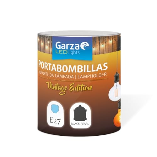 Garza - Portabombillas Vintage Black Pearl, cable textil... - High-Tech & Électronique en promo à 7.33€