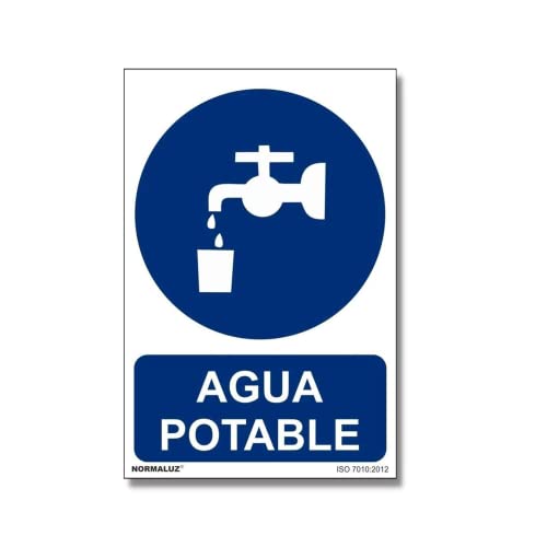 Normaluz RD26617 - Señal Adhesiva Agua Potable Adhesivo de... - Maison & Cuisine Amazon Espagne à 1.57€
