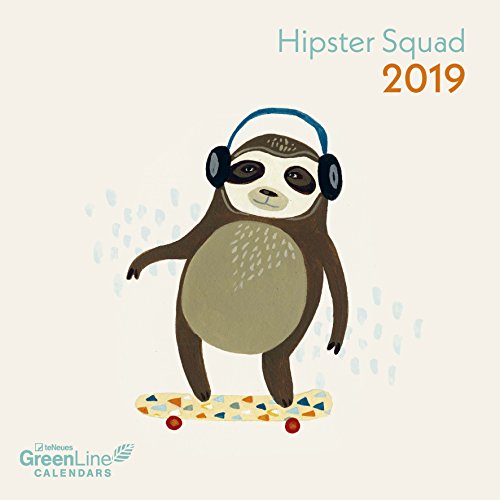Hipster Squad 2019 GreenLine Mini-Broschürenkalender - Fournitures Bureau Amazon Espagne à 6.86€