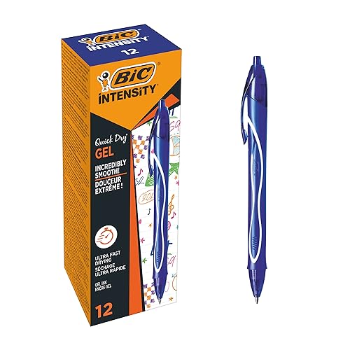 BIC Gel-ocity Quick Dry, Ultra Fast Drying Refillable Gel... - Fournitures Bureau Amazon Royaume-Uni à 13.96€