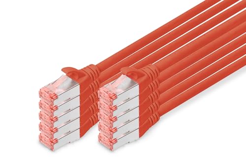 DIGITUS Cable LAN Cat 6 - 0.25m - 10 Piezas - Cable de red... - High-Tech & Électronique Amazon Espagne à 7.90€