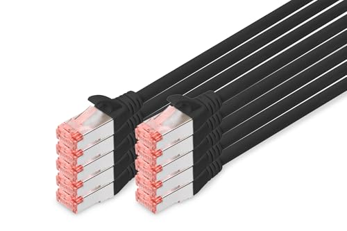 DIGITUS Cable LAN Cat 6 - 0,5m - 10 Piezas - Cable de red... - High-Tech & Électronique Amazon Espagne à 7.90€