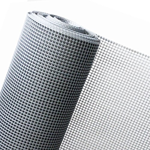 HaGa® Clôture de jardin en plastique Argenté Hauteur 1 m... - Jardin & Extérieur Amazon France à 3.94€