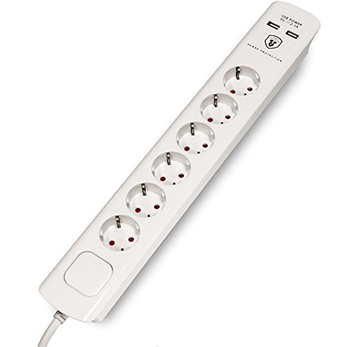 FeinTech MD000632 Multiprise 6 Prises USB de Charge Rapide... - High-Tech & Électronique Amazon France à 31.63€