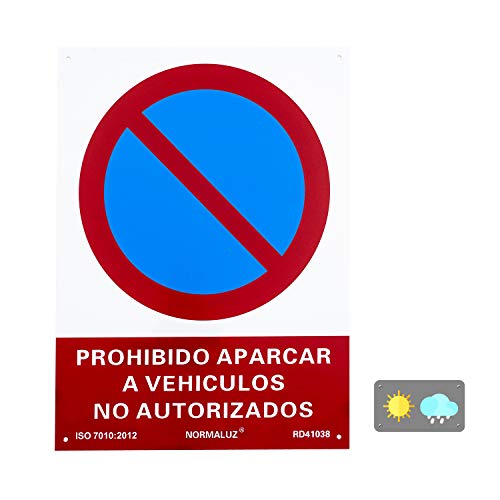 Normaluz RD41038 - Señal Prohibido Aparcar a Vehículos No... - Auto & Moto Amazon France à 7.00€