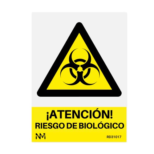 Normaluz RD36617 - Segnale adesivo Attenzione! Rischio... - Fournitures Bureau en promo à 1.11€