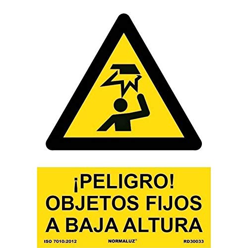 Normaluz RD30033 - Señal ¡Peligro! Objetos Fijos A Baja... - Fournitures Bureau Amazon Espagne à 1.48€