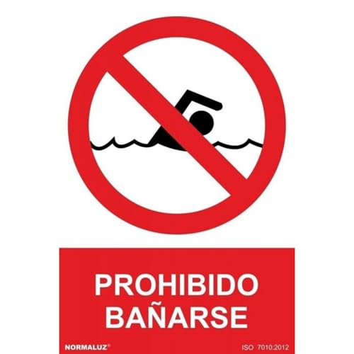 Normaluz RD40037 - Señal Prohibido Bañarse PVC Glasspack... - High-Tech & Électronique Amazon Espagne à 2.60€