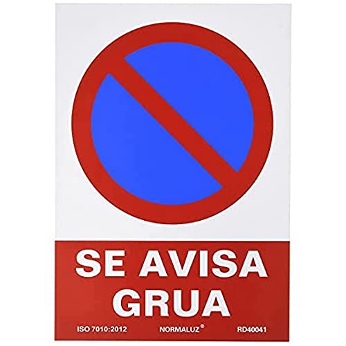 Normaluz RD40041 - Señal Se avisara Grúa PVC Glasspack 0,7... - High-Tech & Électronique Amazon Espagne à 2.87€