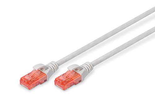 DIGITUS CAT 6 U-UTP Patch Cable, 2m, cavo di rete LAN DSL... - High-Tech & Électronique en promo à 1.69€