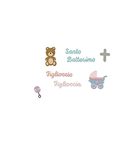 Sizzix Thinlits Fustella, Battesimo (Battesimo) - Sports & Fitness en promo à 14.99€