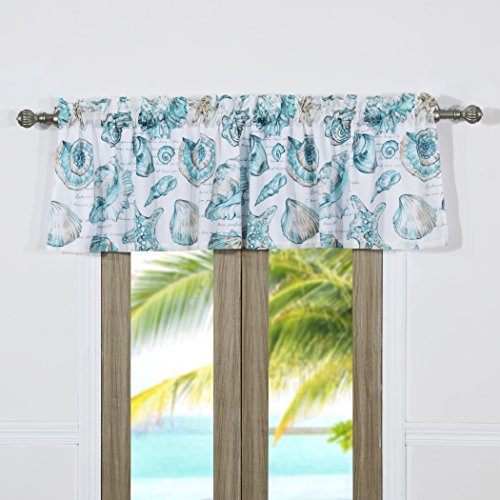 Barefoot Bungalow Cruz Window Valance, Polyester... - Bon plan à 18.23€