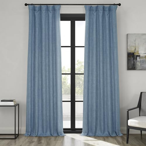HPD Half Price Drapes Rideaux occultants en Lin synthétique... - Home & Kitchen Amazon France à 24.46€