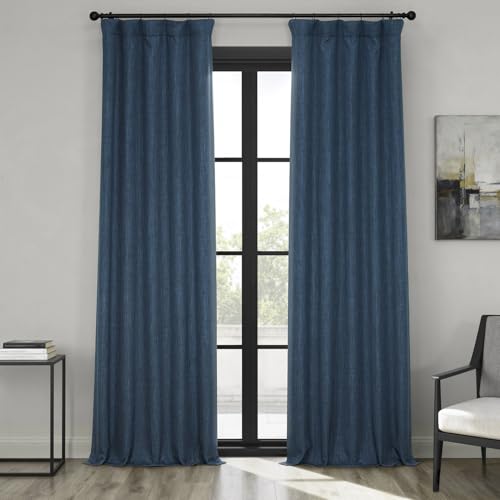 HPD Half Price Drapes Faux Linen Textured Room Darkening... - Maison & Cuisine Amazon Royaume-Uni à 18.10€