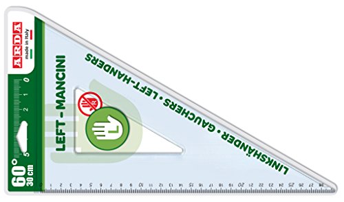 Arda 28830MAN Escuadra 60º para zurdos, 30 cm, Left - Loisirs Créatifs en promo à 3.08€