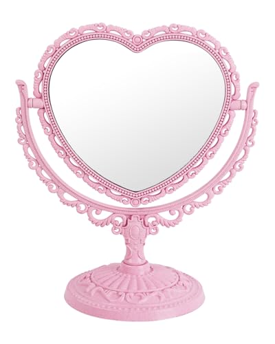 XPXKJ Miroir Vintage en Forme de cœur de 18 cm – Élégant... - Home & Kitchen Amazon France à 11.49€
