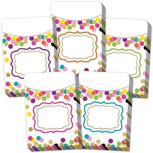 Pochettes Confettis Bibliothèque - Multi-Pack - Fournitures Bureau Amazon France à 11.85€