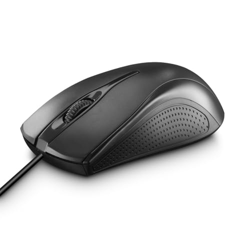 Hama MC-200 Optical 3-Button Mouse, Cabled, 1200 DPI, Black - High-Tech & Électronique Amazon Royaume-Uni à 3.99€