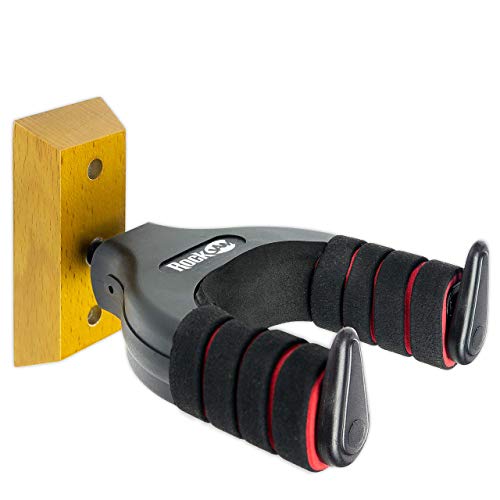 RockJam Wall Mountable Universal Guitar Hanger with Padded... - Maison & Cuisine Amazon Allemagne à 7.20€