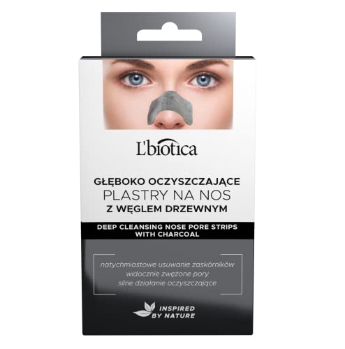 L'biotica Reinigungs-Nasenpflaster mit Holzkohle 3 Paar - Amazon Germany à 5.49€