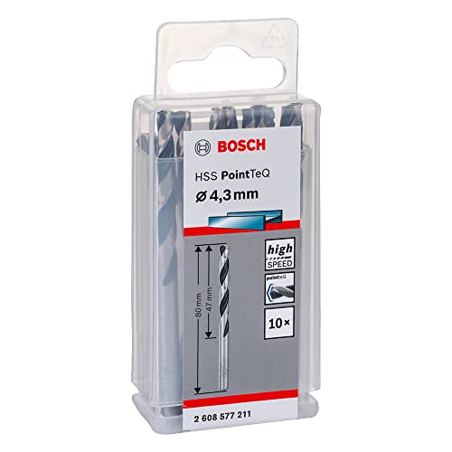 Bosch Professional 10x forets hélicoïdaux HSS PointTeQ... - Bricolage & Outils Amazon France à 7.12€