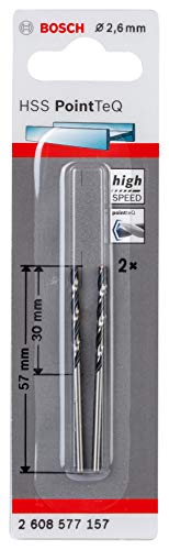 Bosch Accessories Professional 2-piece PointTeQ HSS Twist... - Bricolage & Outils Amazon Royaume-Uni à 1.07€