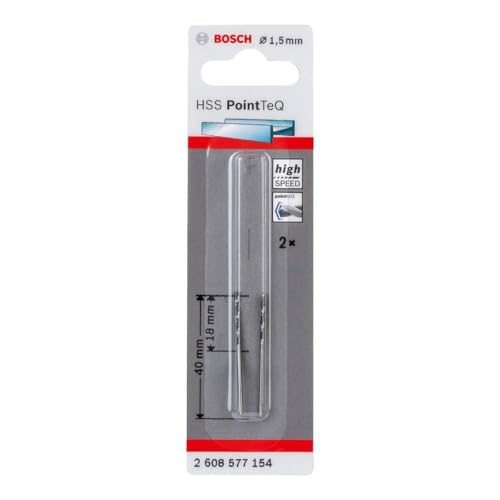 Bosch Accessories BH2608577154 2 Hss Pointteq, 1,5X18X40 - Bricolage & Outils Amazon Italie à 1.25€