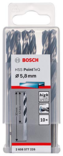 Bosch Accessories 10x forets hélicoïdaux HSS PointTeQ (pour... en promo à 10,36€ (-38%) sur Amazon FR