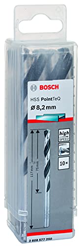 Bosch Accessories 2608577250 HSS PointTeQ (8,2 x 75 x 117... - Maison & Cuisine Amazon Italie à 15.91€