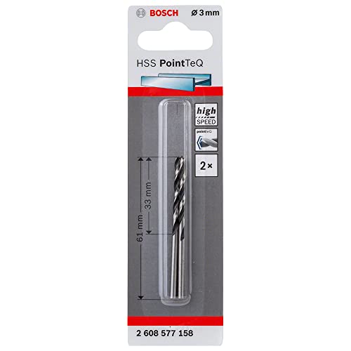 Bosch Accessories 2608577158 HSS PointTeQ (3 x 33 x 61 mm)... - Home & Kitchen Amazon Italy à 2.10€