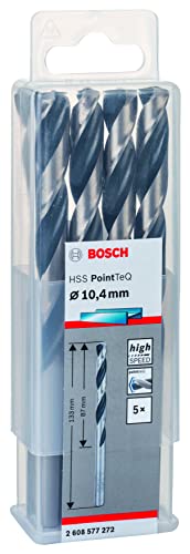 Bosch Professional 5x forets hélicoïdaux HSS PointTeQ (pour... - Bricolage & Outils Amazon France à 16.75€