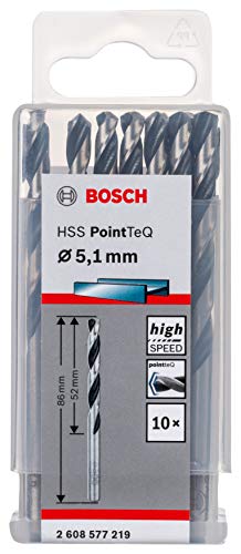 Bosch Accessories 2608577219 HSS PointTeQ (5,1 x 52 x 86... - Maison & Cuisine Amazon Italie à 10.80€