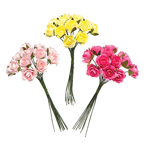 Baker Ross Mini roses en papier que les enfants pourront... en promo à 5,99€ (-51%) sur Amazon FR