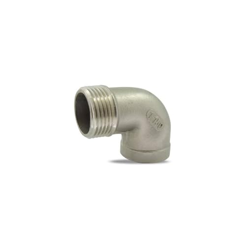 Ezfitt - Coude 90° Male/femelle en inox 316-1/4'' - Bricolage & Outils en promo à 2.40€